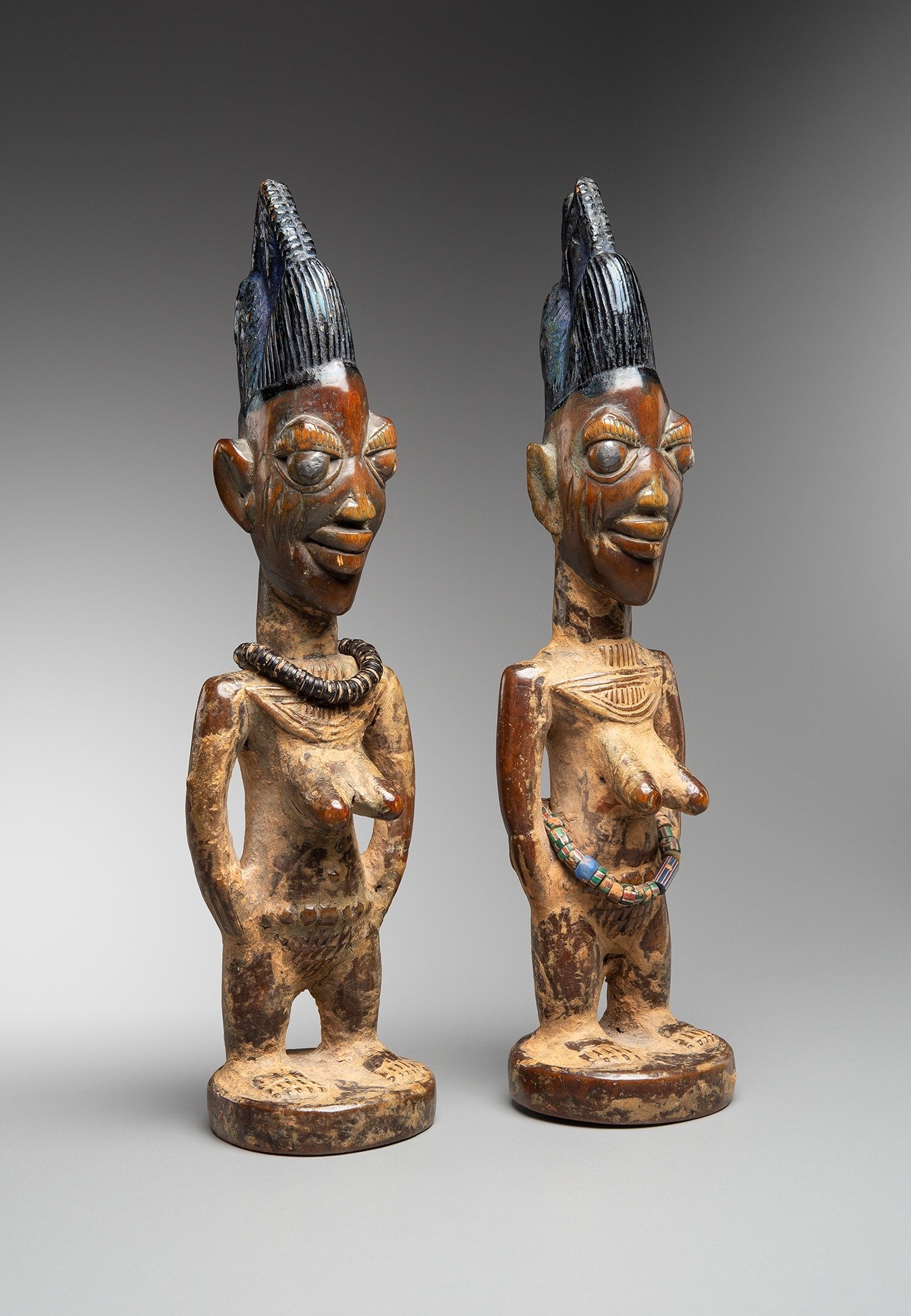 Paire ancienne d’Ere Ibeji yoruba